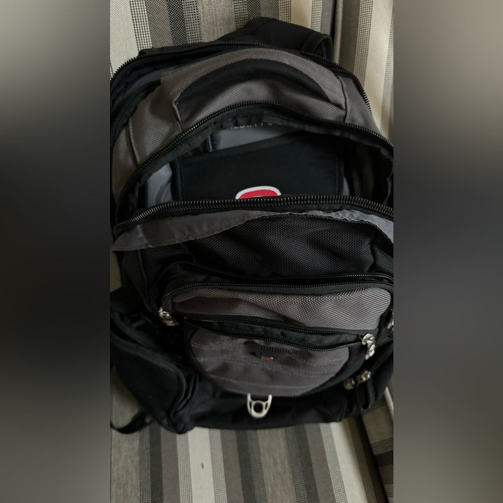 black Swiss Backpack